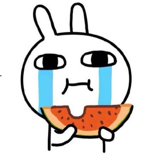 多人吃瓜图片卡通,多人吃瓜卡通盛宴